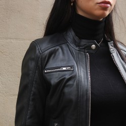 Serge Pariente Veste en cuir